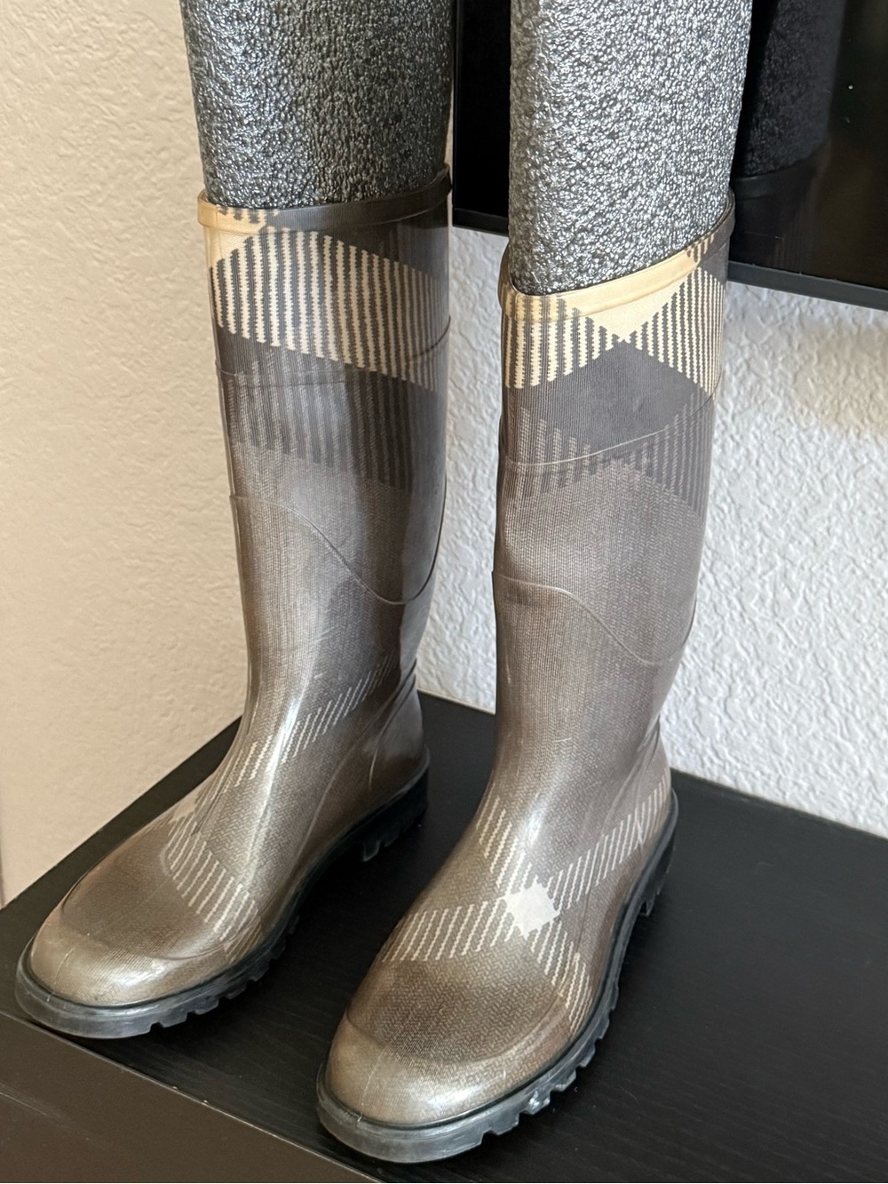 Burberry Women’s Tall Rain Boots